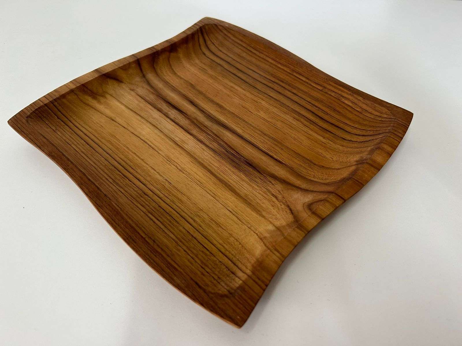 The Square Wooden plate